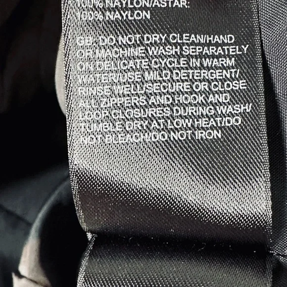 The North Face HyVent Waterproof Zipper Black Nylon Women’s Jacket Coat Size M - Picture 13 of 15